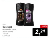 Duschgel Angebote von Axe bei Konsum Dresden für 2,29 €