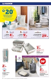 Offre Housse De Rangement dans le catalogue Super U du moment à la page 22