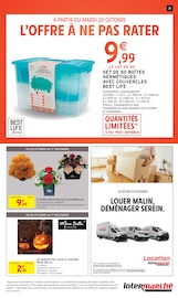 Promos Fleurs Artificielles dans le catalogue "-60% DE REMISE IMMÉDIATE SUR LE 2ÈME" de Intermarché Super Fleurs Artificielles en promo dans le catalogue Intermarché Super à la page 31
