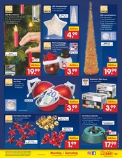 Christbaumschmuck im Netto Marken-Discount Prospekt in Aschaffenburg Aktueller Netto Marken-Discount Prospekt mit Christbaumschmuck, "Aktuelle Angebote", Seite 27
