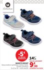 Baskets Enfant - U - Super U à Saumur Baskets Enfant - U en promo chez Super U Saumur à 9,90 €
