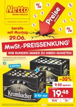 Netto Marken-Discount Prospekt für Kissenbrück mit 43 Seiten Netto Marken-Discount Prospekt für Kissenbrück: "MwSt.-PREISSENKUNG - WIR RUNDEN IMMER ZU IHREN GUNSTEN", 43 Seiten, 06.07.2020 - 11.07.2020