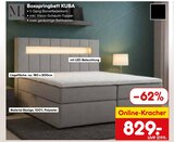 Boxspringbett KUBA Angebote bei Netto Marken-Discount Cuxhaven für 829,00 €