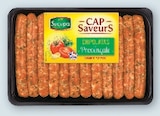 Chipolata a la provencale ou saucisse italienne ou saucisse chorizo a griller - SOCOPA - Super U à Colmar Chipolata a la provencale ou saucisse italienne ou saucisse chorizo a griller - SOCOPA en promo chez Super U Colmar à 4,79 €