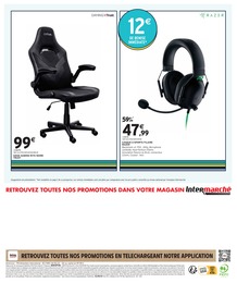 Prix et réduction Chaise Bureau dans le prospectus Intermarché en cours Offre Chaise Bureau dans le catalogue Intermarché du moment à la page 4