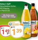 Saft Angebote von Hohes C bei GLOBUS Neustadt für 1,39 €