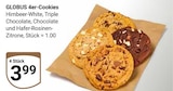 Aktuelles 4er-Cookies Himbeer-White Angebot bei GLOBUS in Bochum ab 3,99 €