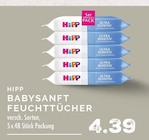 Babysanft Feuchttücher bei EDEKA im Voerde Prospekt für 4,39 €