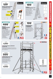 Prix et réduction Echelle Télescopique dans le prospectus Brico Dépôt en cours Offre Echelle Télescopique dans le catalogue Brico Dépôt du moment à la page 5