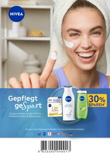 Creme Angebot im NIVEA Prospekt, gültig von 23.01.2023 bis 19.02.2023 Creme Angebot im aktuellen NIVEA Prospekt auf Seite 1