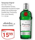 Original im Angebot bei GLOBUS in Homburg Original Angebote von Tanqueray bei GLOBUS Homburg für 15,99 €
