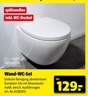Hagebaumarkt Brunsbüttel - Wand-WC-Set Angebot im Prospekt Wand-WC-Set bei Hagebaumarkt im Brunsbüttel Prospekt für 129,00 €