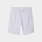 Short jogging droit taille élastiquée gris garçon dans le catalogue La Halle