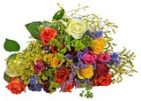 Blumenstrauß »Bunter Gruß« bei REWE im Prospekt "" für 5,55 €