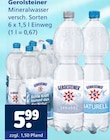 Mineralwasser im Angebot bei Getränkewelt in Herten Mineralwasser Angebote von Gerolsteiner bei Getränkewelt Herten für 5,99 €