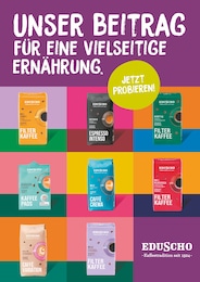 Eduscho Prospekt für Karlsruhe mit 11 Seiten Eduscho Prospekt für Karlsruhe: "UNSER BEITRAG FÜR EINE VIELSEITIGE ERNÄHRUNG.", 11 Seiten, 02.10.2022 - 10.10.2022