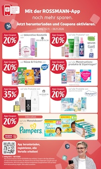 Pampers im aktuellen Rossmann Prospekt (Ingolstadt) Pampers im Rossmann Prospekt "Mein Drogeriemarkt" mit 22 Seiten (Ingolstadt)
