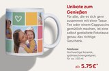 Fototasse im Müller Prospekt Fototasse im aktuellen Müller Prospekt für 5,75 €