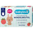 Windelbeutel hygienisch mit Himbeerdurft im Angebot bei dm-drogerie markt in Darmstadt Windelbeutel hygienisch mit Himbeerdurft Angebote von babylove bei dm-drogerie markt Darmstadt für 1,45 €