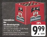 Bier oder Biermischgetränk Angebote von Feldschlößchen bei EDEKA Großenhain für 9,99 €