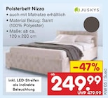 Polsterbett Nizza bei Netto Marken-Discount im Prospekt "" für 249,99 €