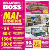 SB Möbel Boss Möbel & Einrichtung Prospekt der aktuellen Woche mit 12 Seiten, gültig von 05.05.2025 bis 25.05.2025, in Lauscha und Umgebung Aktueller SB Möbel Boss Möbel & Einrichtung Prospekt in Lauscha und Umgebung, "MAI-SENSATION" mit 12 Seiten, 05.05.2025 - 25.05.2025