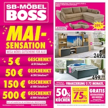 Aktueller SB Möbel Boss Neunkirchen Prospekt "MAI-SENSATION" mit 12 Seiten