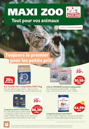 Prospectus Maxi Zoo à Élancourt, "MAXI ZOO Tout pour vos animaux", 13 pages, 03/04/2024 - 10/04/2024