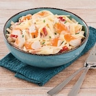 Tagliatelles au surimi ou piémontaise au jambon ou pommes de terre ou mini penne tomate mozzarella en promo chez Hyper U Saintes à 5,50 €