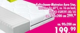Kaltschaum-Matratze Aero Star für 199,99 € bei SB Möbel Boss im Angebot Kaltschaum-Matratze Aero Star im aktuellen SB Möbel Boss Prospekt