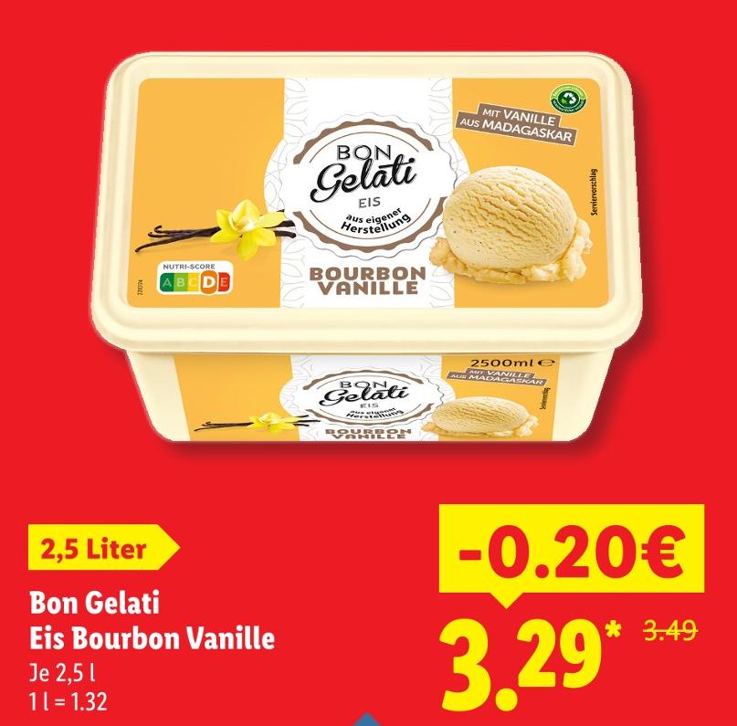 Eis Bourbon Vanille