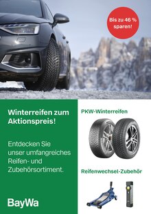 Aktueller BayWa AG Sauerlach Prospekt "Winterreifen zum Aktionspreis!" mit 1 Seite