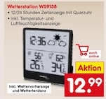 Wetterstation WS9138 für 12,99 € bei Netto Marken-Discount im Angebot Wetterstation WS9138 im aktuellen Netto Marken-Discount Prospekt