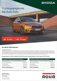 Volkswagen Prospekt "Frühlingsangebote bei Auto Röhr." mit  Seiten (Eging (See))