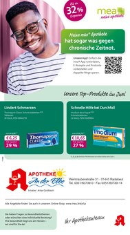 Aktueller mea - meine apotheke Prospekt "Unsere Juni-Angebote" Seite 1 von 4 Seiten