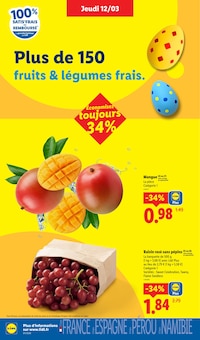 Catalogue Lidl de la semaine 11, "Préparer Pâques, ça vaut le coup.", page 2, 12/03/2026 - 18/03/2026 Prospectus Lidl en cours, "Préparer Pâques, ça vaut le coup.", page 2 sur 71