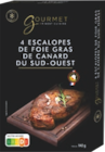 4 escalopes de foie gras - Gourmet Finest Cuisine à 7,49 € dans le catalogue Aldi