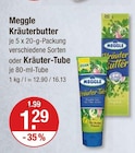 Kräuterbutter Angebote von Meggle bei V-Markt Regensburg für 1,29 €