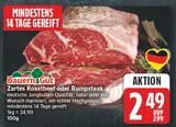 Zartes Roastbeef oder Rumsteak im Angebot bei WEZ in Herford Zartes Roastbeef oder Rumsteak Angebote von Bauern Gut bei WEZ Herford für 2,49 €