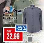 Herren-Flanellhemd Angebote von Tony Brown bei Kaufhaus Stolz Greifswald für 22,99 €