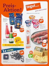 Schweinefleisch Angebot im aktuellen tegut Prospekt auf Seite 1