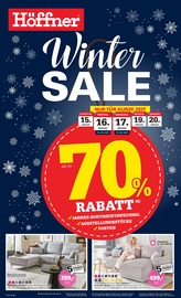 Ecksofa im Höffner Prospekt in Mannheim Aktueller Höffner Prospekt mit Ecksofa, "WINTER SALE", Seite 1