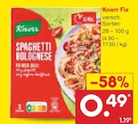 Fix Spaghetti Bolognese bei Netto Marken-Discount im Deggendorf Prospekt für 0,49 €