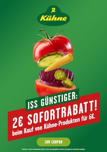 Kühne Prospekt "Iss günstiger: 2€ Sofortrabatt!" mit  Seiten (Dortmund)