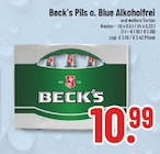 Pils o. Blue Alkoholfrei im Angebot bei Marktkauf in Ahlen Pils o. Blue Alkoholfrei Angebote von Beck's bei Marktkauf Ahlen für 10,99 €