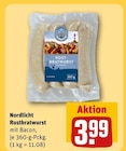Aktuelles Rostbratwurst mit Bacon Angebot bei REWE in Hamburg ab 3,99 €