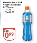 Aktuelles Gatorade Sports Drink Angebot bei GLOBUS in Bruchsal ab 0,99 €