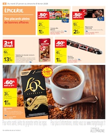 Promotion Poulet dans le prospectus Carrefour Market, valable du 27/01/2026 au 08/02/2026 Promo Poulet dans le catalogue Carrefour Market du moment à la page 8