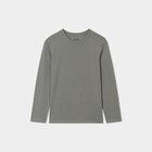 T-shirt manches longues vert kaki garçon dans le catalogue La Halle