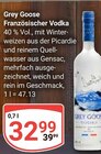 Aktuelles Französischer Vodka Angebot bei GLOBUS in Leipzig ab 32,99 €